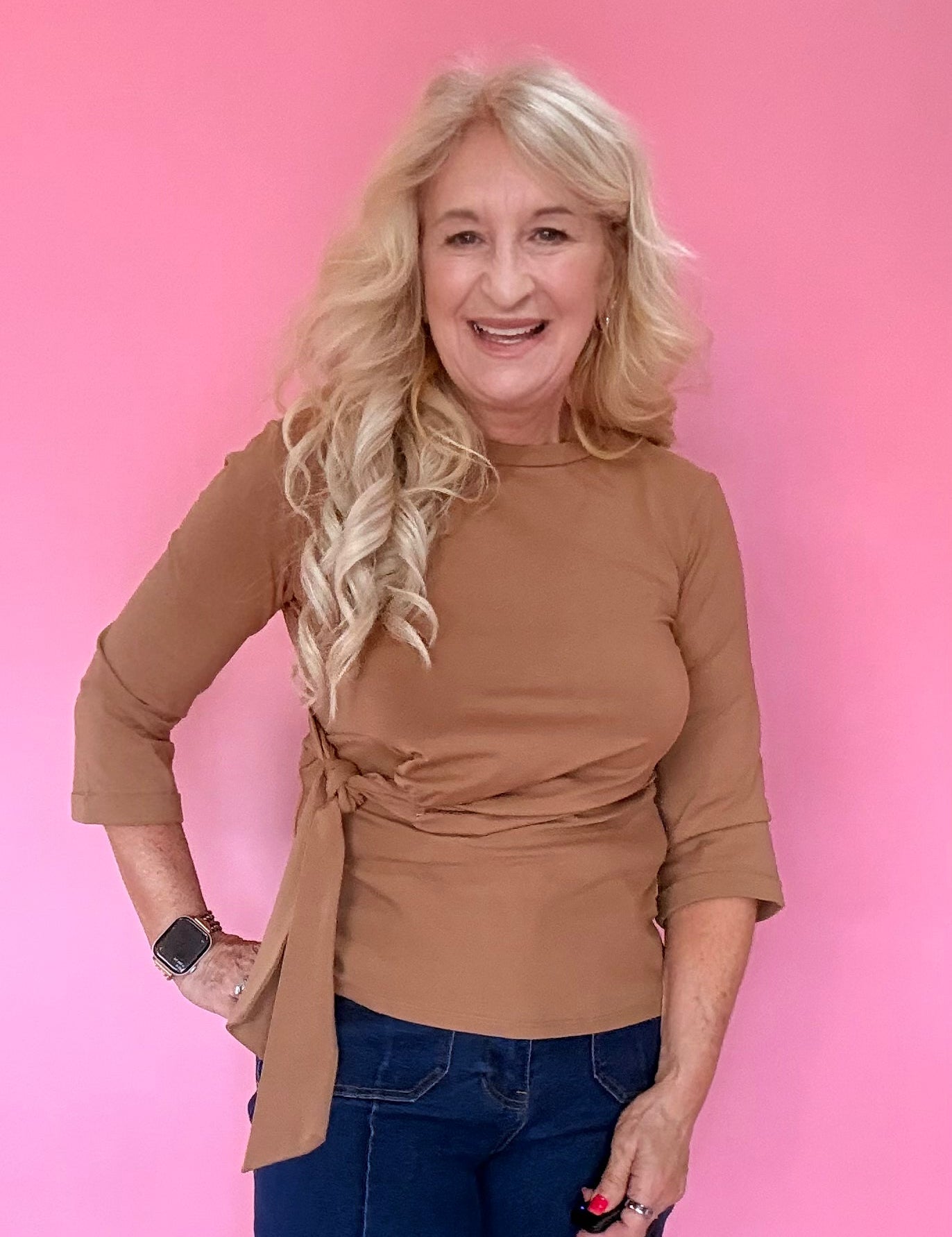 The "Looks Fancy, Feels Like a Tee" Top