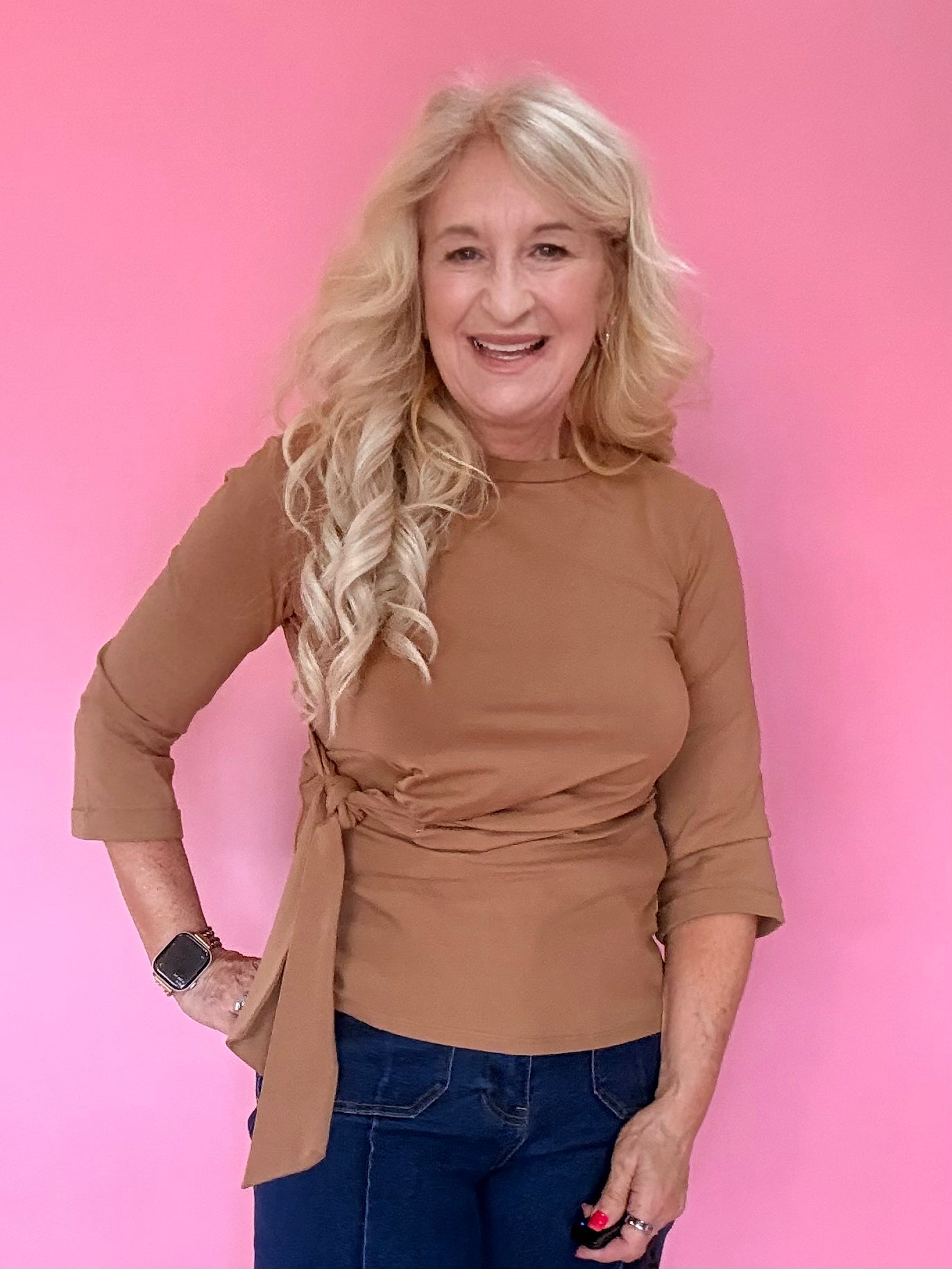 The "Looks Fancy, Feels Like a Tee" Top