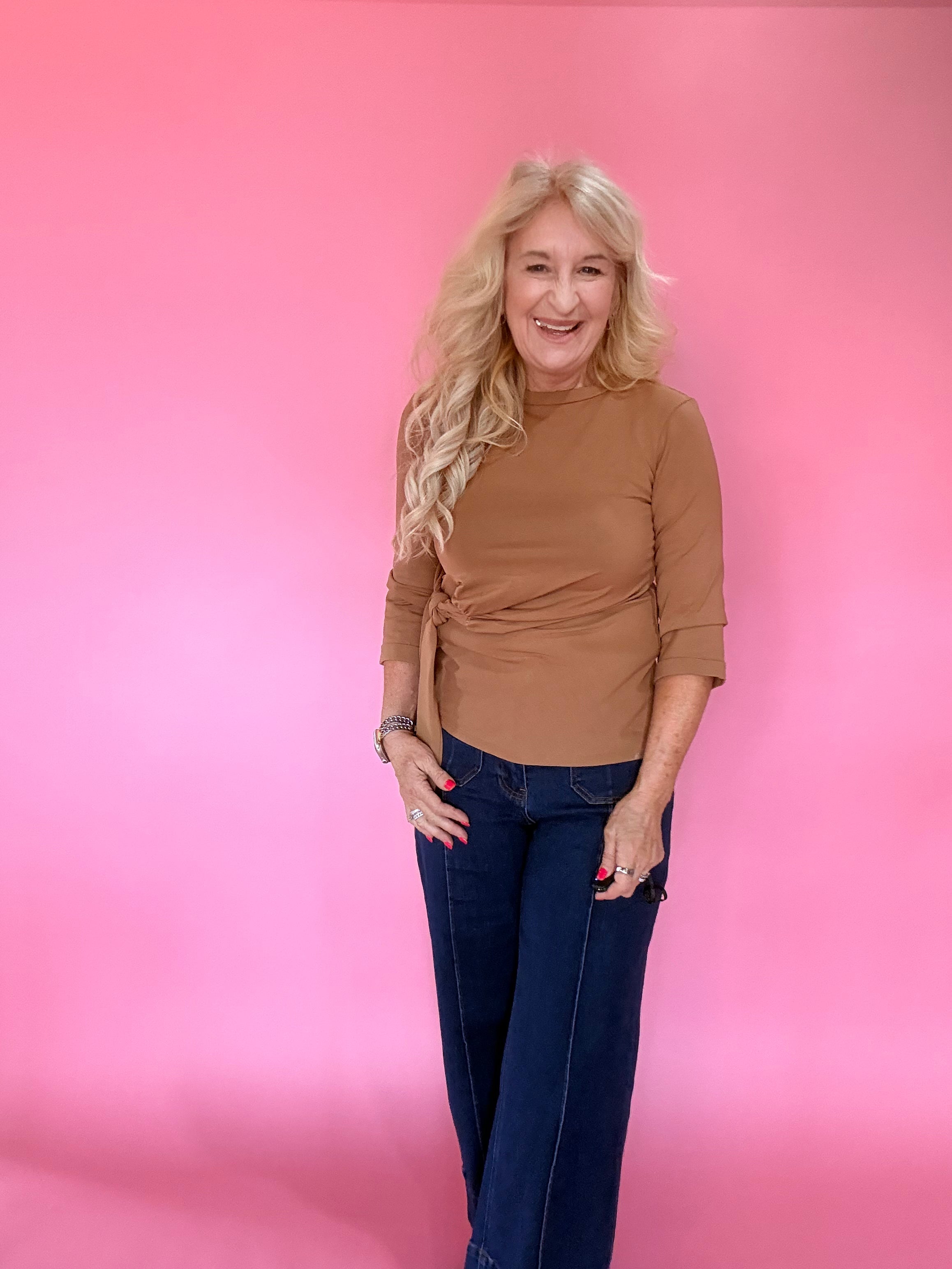 The "Looks Fancy, Feels Like a Tee" Top