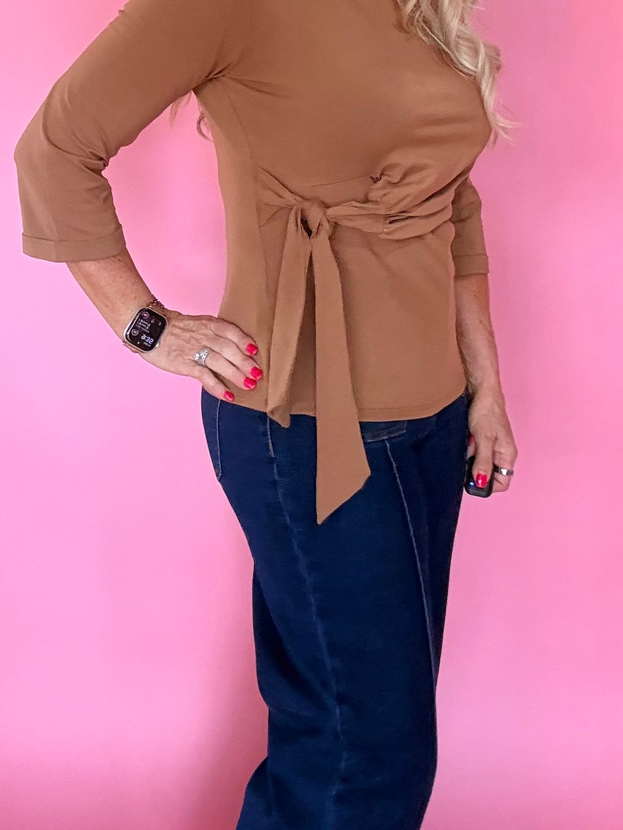 The "Looks Fancy, Feels Like a Tee" Top