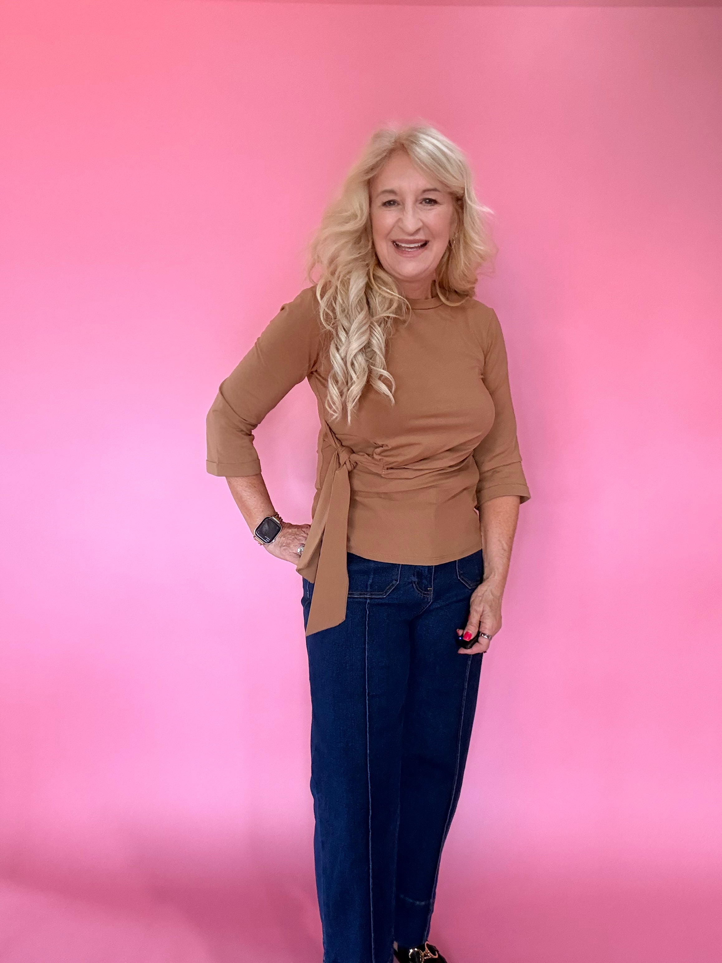 The "Looks Fancy, Feels Like a Tee" Top