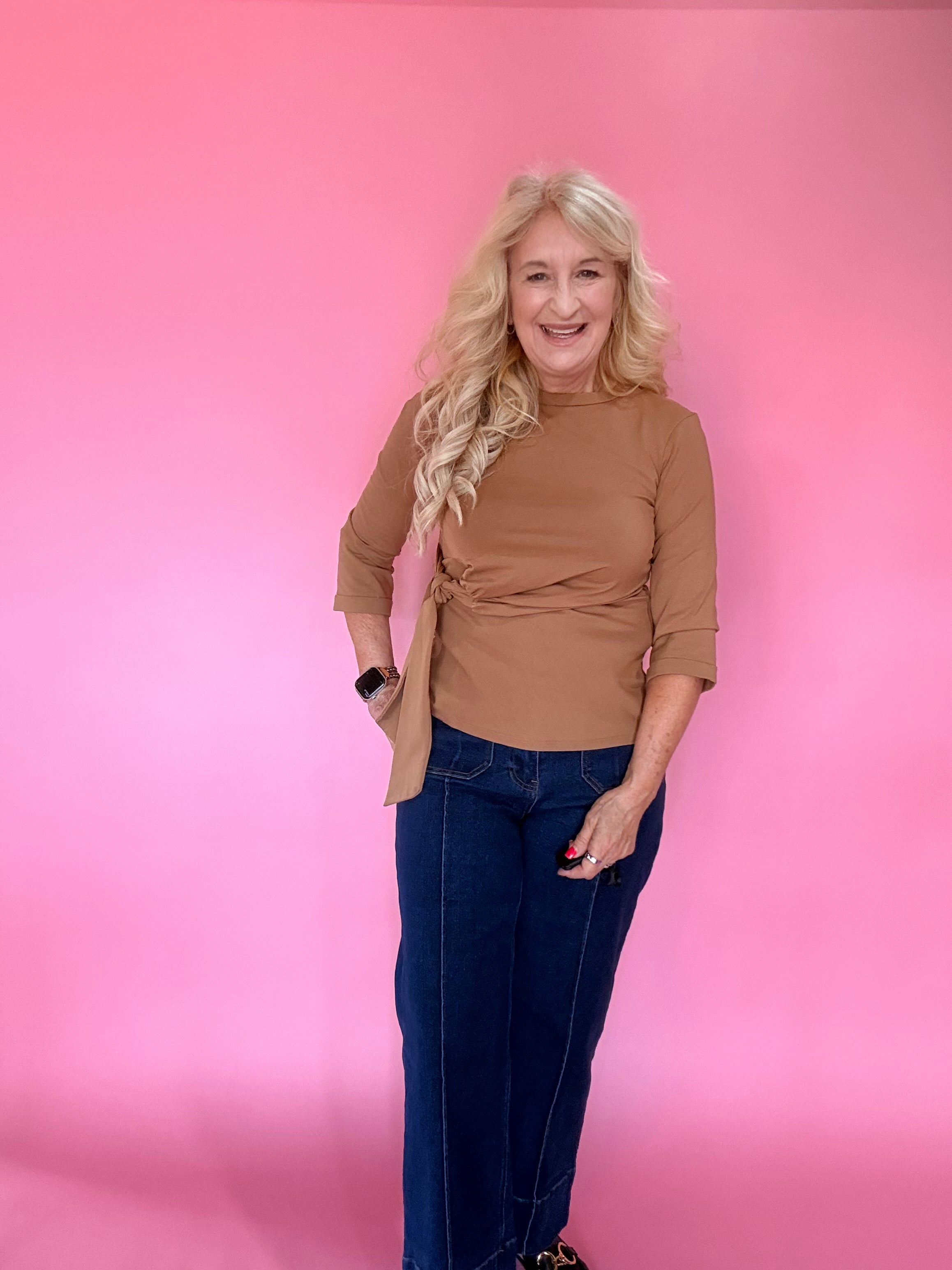 The "Looks Fancy, Feels Like a Tee" Top
