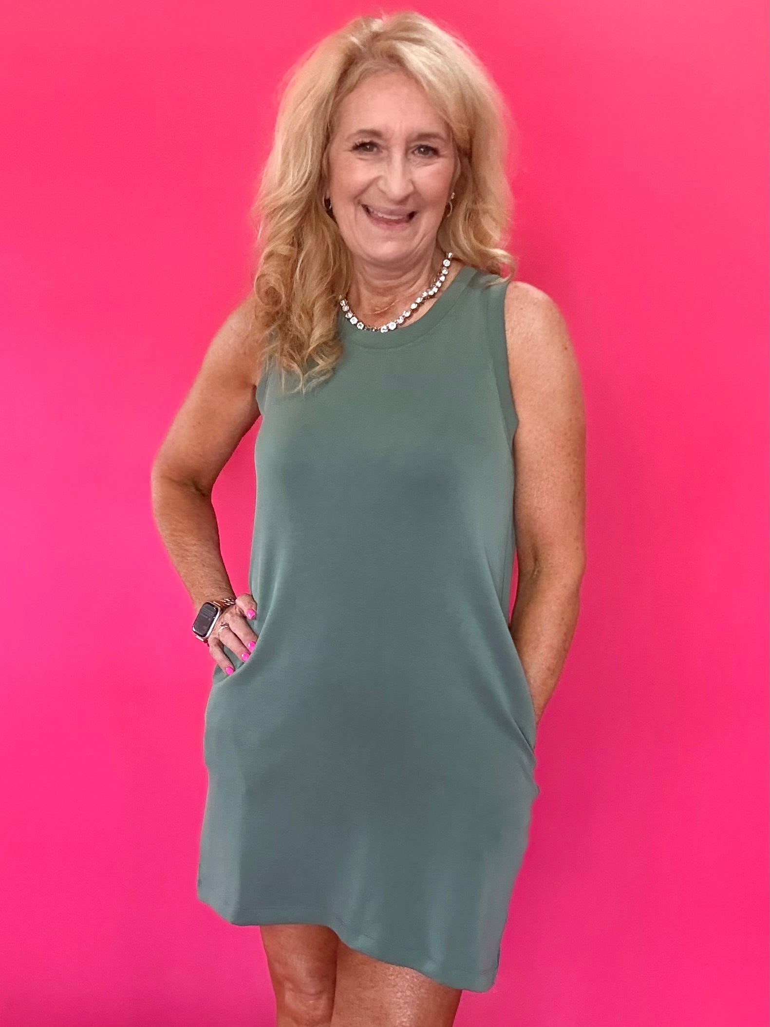 The “Low Effort, High Standard” Scuba Dress