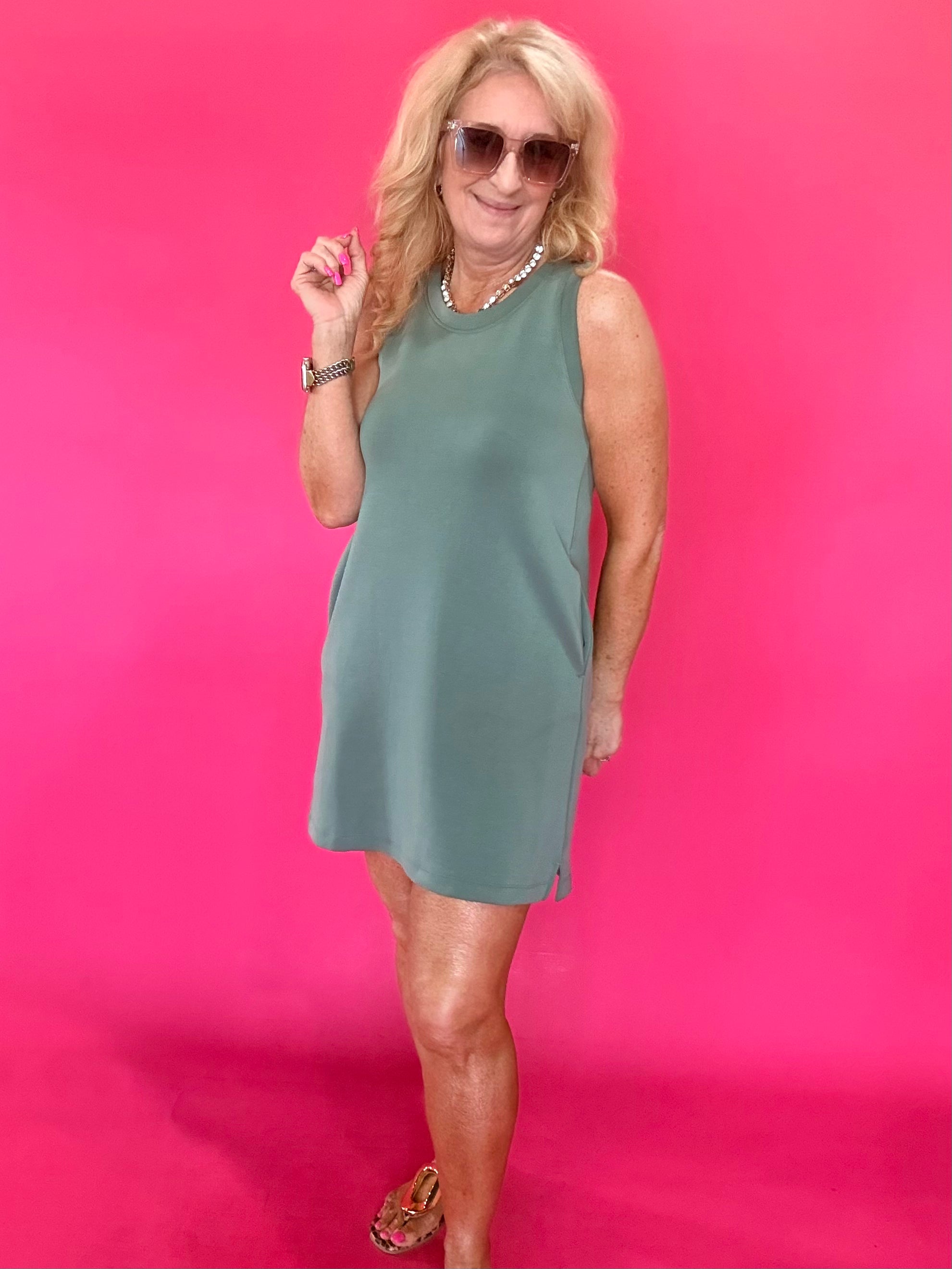 The “Low Effort, High Standard” Scuba Dress