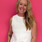 The Luxe Ease Scuba Top in Ivory - Shabby 2 Chic Boutiques