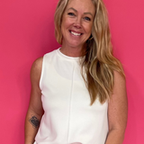 The Luxe Ease Scuba Top in Ivory - Shabby 2 Chic Boutiques