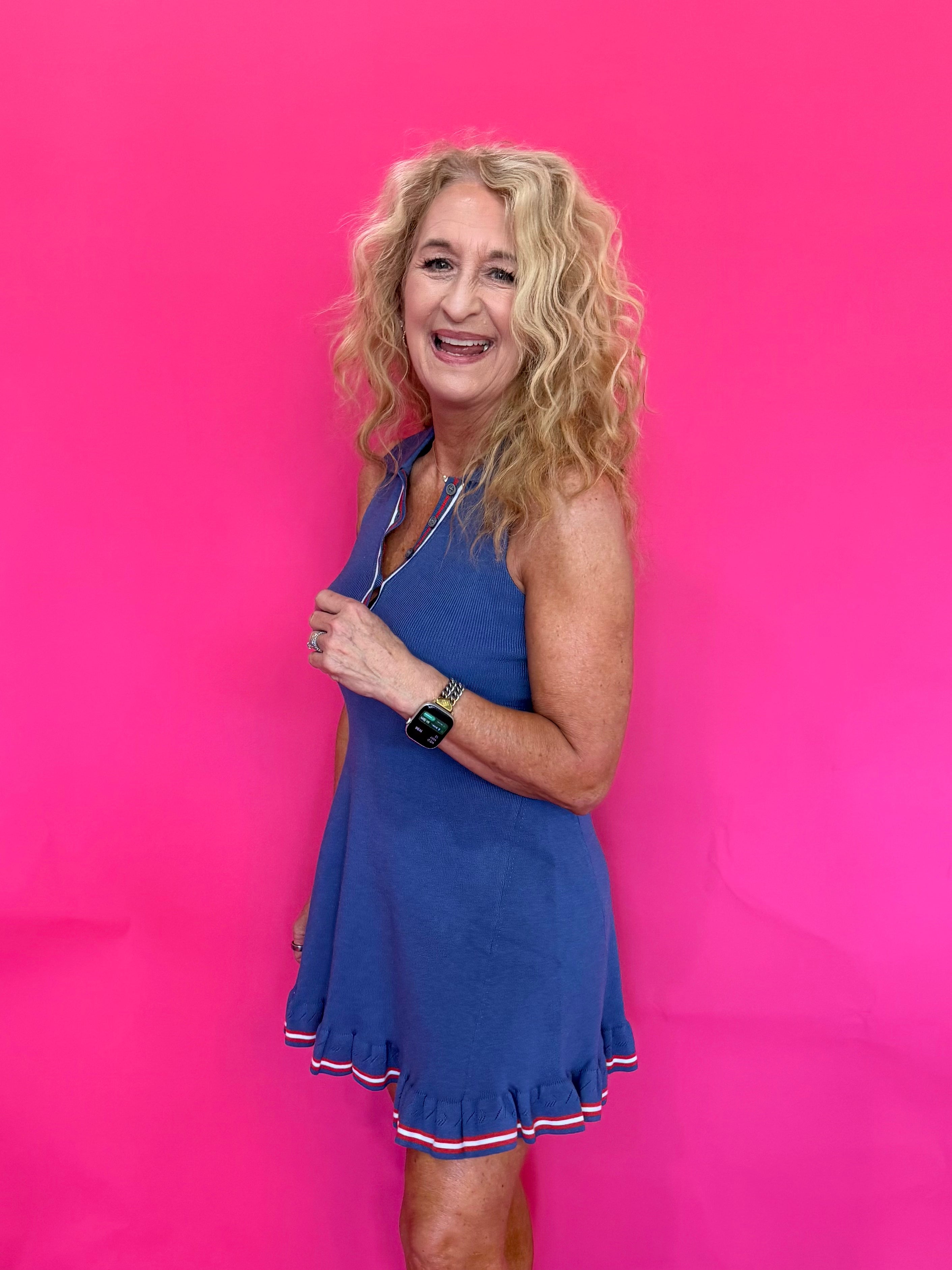 The “Meet Me Poolside” Knit Mini Dress - Shabby 2 Chic Boutiques