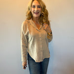 The Perfect Airy Top in Iced Coffee