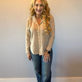 The Perfect Airy Top in Iced Coffee