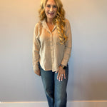 The Perfect Airy Top in Iced Coffee