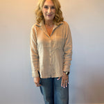 The Perfect Airy Top in Iced Coffee