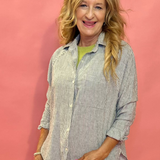 The Perfect Linen Top in Sea Salt