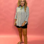 The Perfect Linen Top in Sea Salt