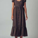 The Picnic Date Check Midi Dress