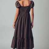 The Picnic Date Check Midi Dress