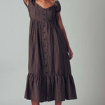 The Picnic Date Check Midi Dress