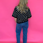 The Playfully Polished Polka Dot Knit Top - Shabby 2 Chic Boutiques
