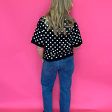 The Playfully Polished Polka Dot Knit Top - Shabby 2 Chic Boutiques