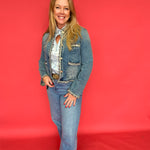 The Polished Edge Tweed-Trim Denim Jacket - Shabby 2 Chic Boutiques