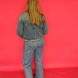 The Polished Edge Tweed-Trim Denim Jacket - Shabby 2 Chic Boutiques