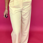 The Polished Line Pin-Tucked Trouser  in Navy - Shabby 2 Chic Boutiques