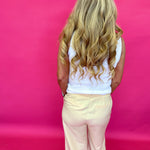 The Polished Line Pin-Tucked Trouser  in Navy - Shabby 2 Chic Boutiques