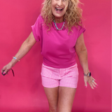 The Power Pink Scuba Dolman Top - Shabby 2 Chic Boutiques