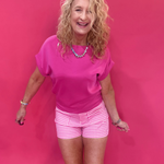 The Power Pink Scuba Dolman Top - Shabby 2 Chic Boutiques