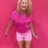 The Power Pink Scuba Dolman Top - Shabby 2 Chic Boutiques