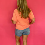 The Soft Edit Mock Neck Knit in Coral - Shabby 2 Chic Boutiques