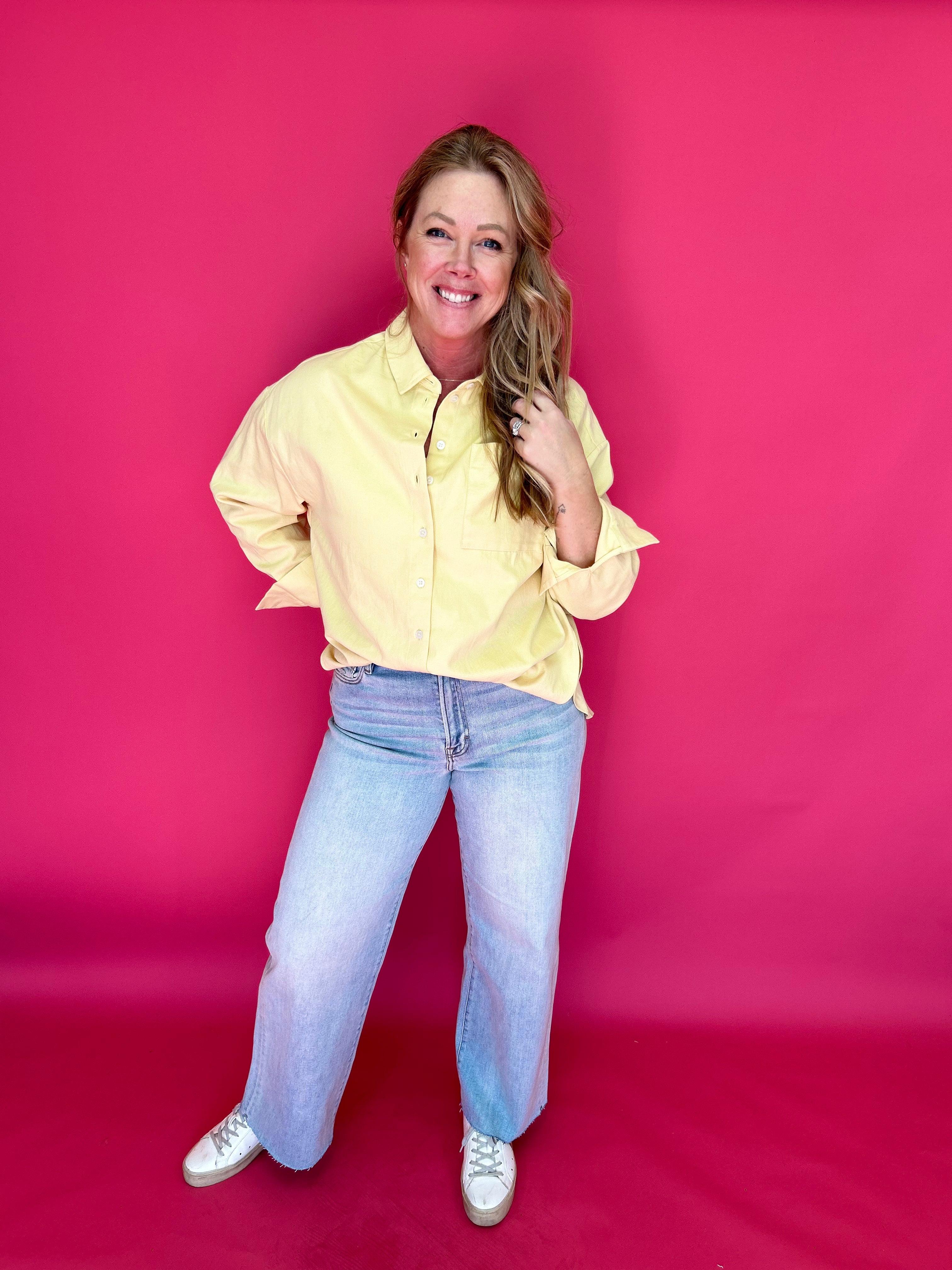 The Soft Structure Cotton Button-Up - Shabby 2 Chic Boutiques