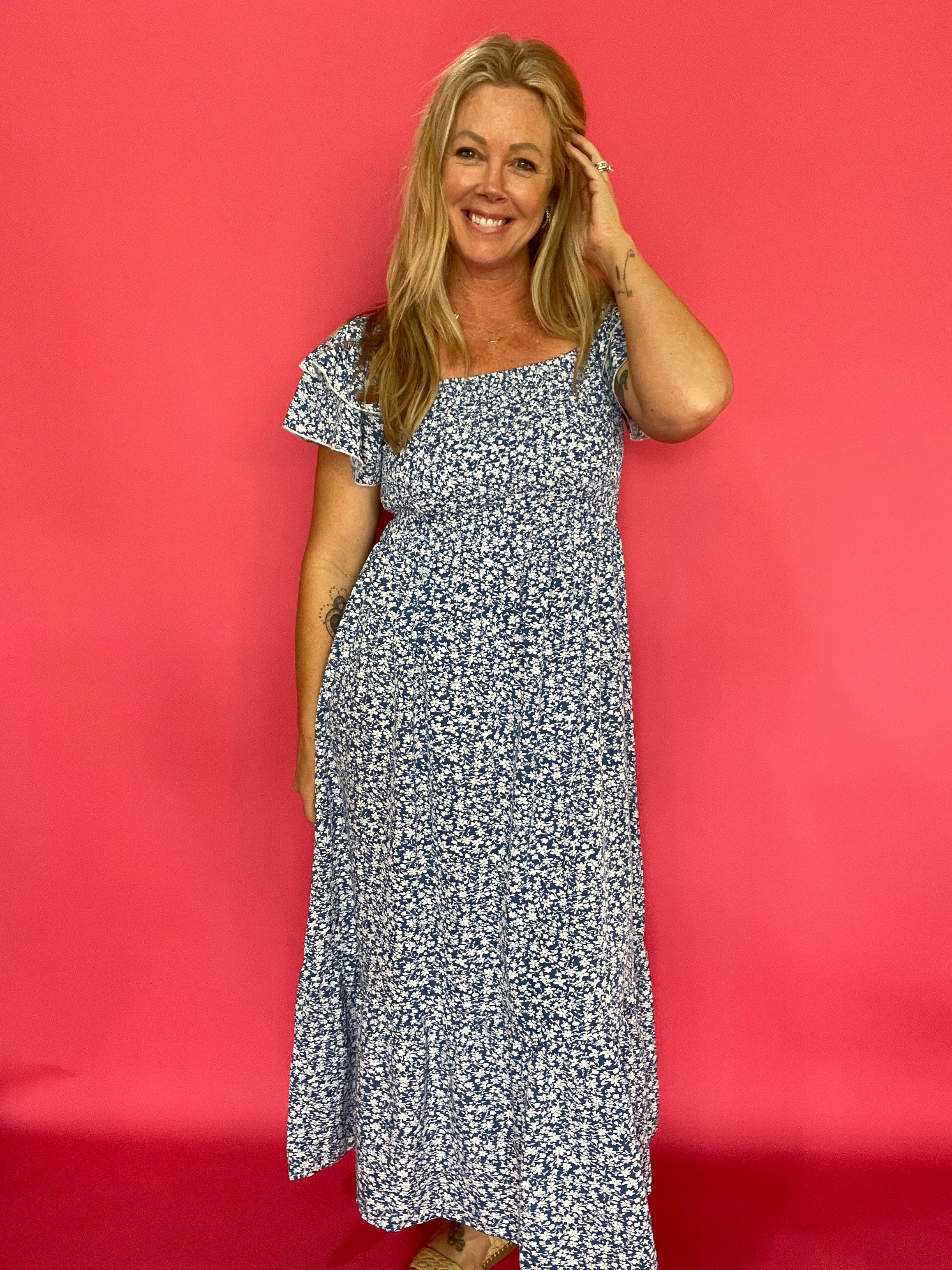 The Sunday Garden Midi Dress - Shabby 2 Chic Boutiques