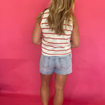 The “Sunny Stripe” V-Neck Tank - Shabby 2 Chic Boutiques