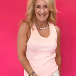 The Sweet Detail Ribbed Lace Tank in Pink