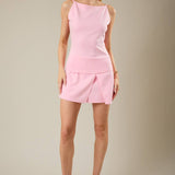 The Sweet & Sporty Boat Neck Tank in Pink - Shabby 2 Chic Boutiques