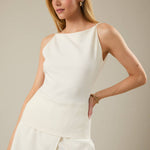 The Sweet & Sporty Boat Neck Tank in Pink - Shabby 2 Chic Boutiques