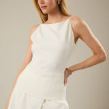 The Sweet & Sporty Boat Neck Tank in Pink - Shabby 2 Chic Boutiques