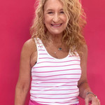 The “Sweet & Sporty” Seamless Stripe Tank - Shabby 2 Chic Boutiques
