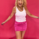 The “Sweet & Sporty” Seamless Stripe Tank - Shabby 2 Chic Boutiques