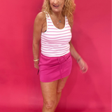 The “Sweet & Sporty” Seamless Stripe Tank - Shabby 2 Chic Boutiques