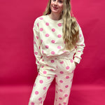 The Sweet Spot Polka Dot Sweatpants - Shabby 2 Chic Boutiques
