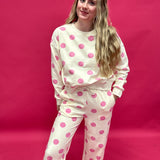 The Sweet Spot Polka Dot Sweatpants - Shabby 2 Chic Boutiques