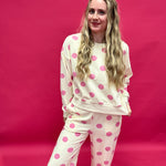 The Sweet Spot Polka Dot Sweatpants - Shabby 2 Chic Boutiques