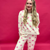 The Sweet Spot Polka Dot Sweatpants - Shabby 2 Chic Boutiques