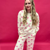 The Sweet Spot Polka Dot Sweatpants - Shabby 2 Chic Boutiques