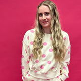 The Sweet Spot Polka Dot Sweatshirt - Shabby 2 Chic Boutiques