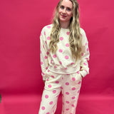 The Sweet Spot Polka Dot Sweatshirt - Shabby 2 Chic Boutiques