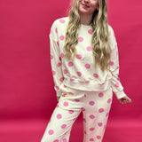 The Sweet Spot Polka Dot Sweatshirt - Shabby 2 Chic Boutiques