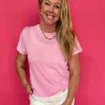 The Tourist Tee in Pink (Z Supply) - Shabby 2 Chic Boutiques