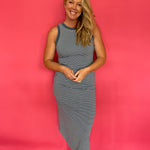 The Weekend Wash Stripe Midi Dress - Shabby 2 Chic Boutiques